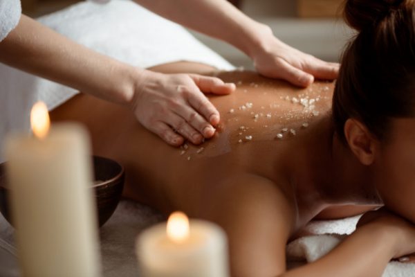 massage et gommage